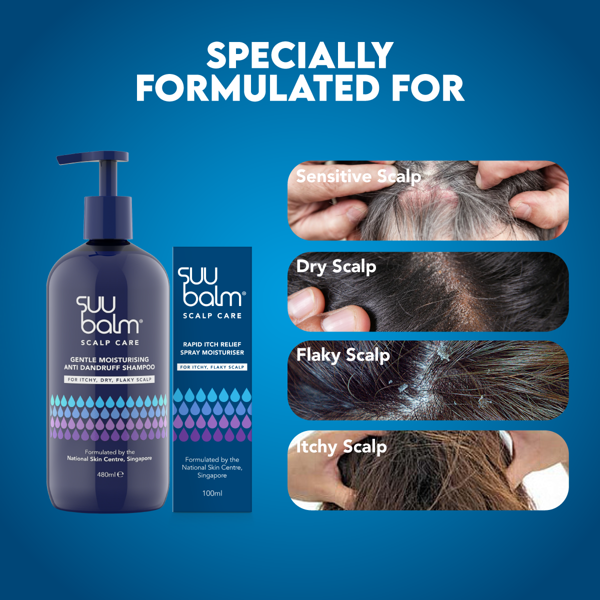 Suu Balm Scalp Care Spray Moisturiser