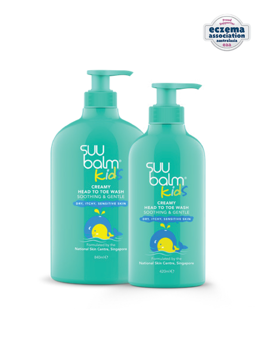 Suu Balm® Kids Head-to-Toe Wash - Soothing and Moisturising