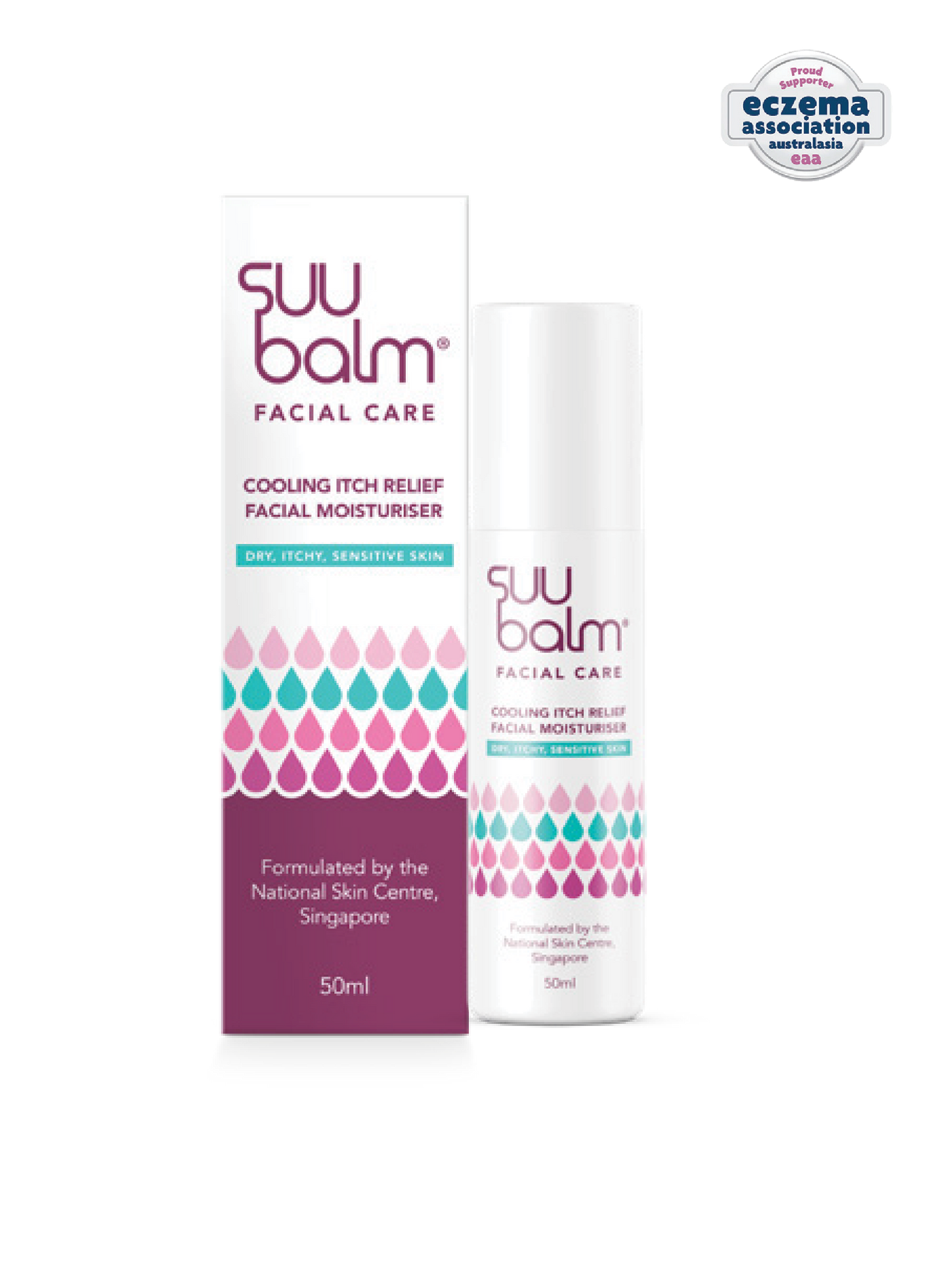Suu Balm® Facial Moisturiser - Cooling Itch Relief
